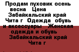 Продам пуховик осень-весна › Цена ­ 3 000 - Забайкальский край, Чита г. Одежда, обувь и аксессуары » Женская одежда и обувь   . Забайкальский край,Чита г.